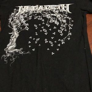Megadeth concert shirt